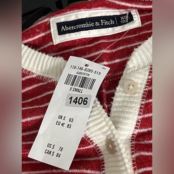 New with Tags Abercrombie & Fitch Size XS Union Suit One Piece Onesie Adult Teen - Picture 2 of 4